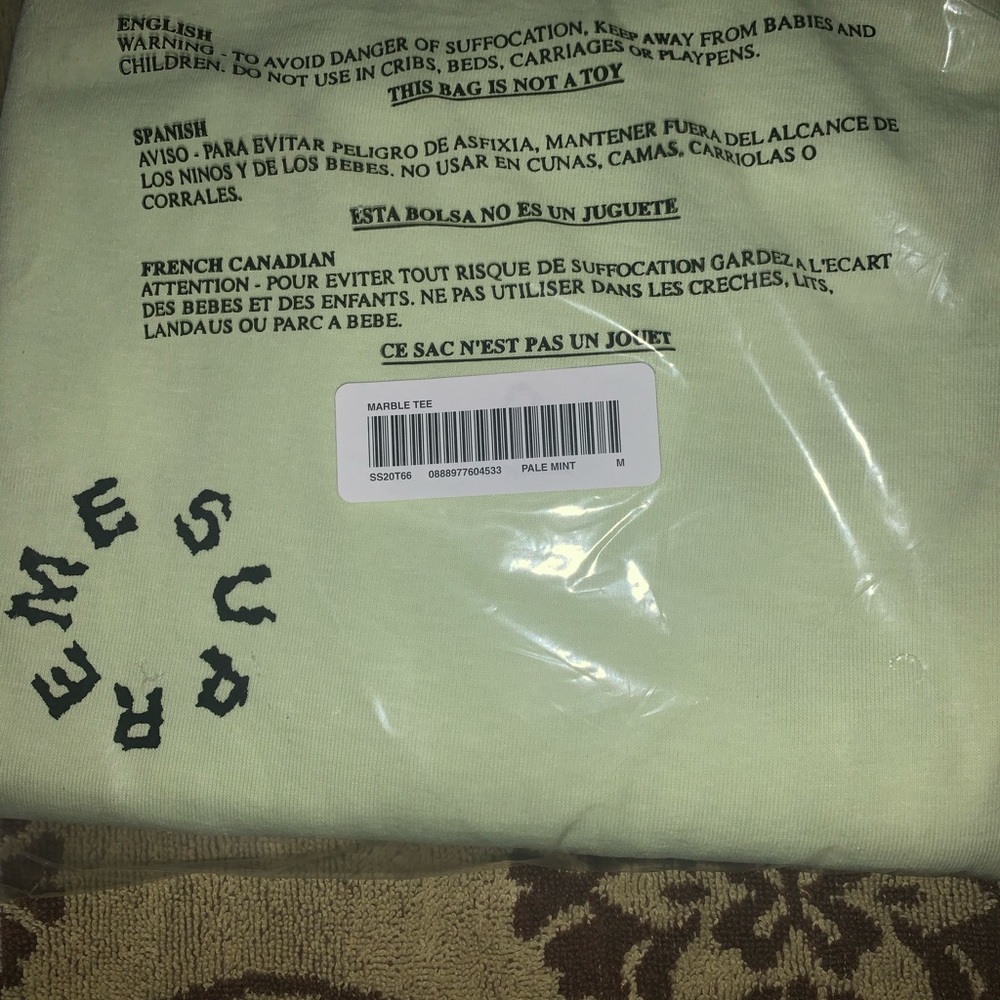supreme marble tee